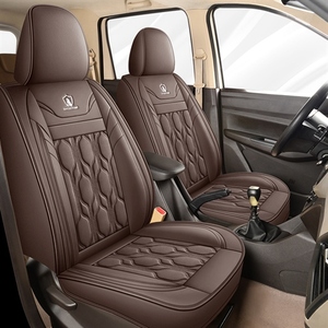 Coussin de siège avant de voiture de style sport moderne et luxueux, en cuir de haute qualité, avec maille protectrice, accessoire intérieur de voiture classique et doux - Product Image 4
