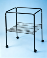 Support de cage portable, durable, facile à assembler, en fil métallique, pour perroquet, motif solide, emballage en boîte, couleur personnalisée, plusieurs tailles