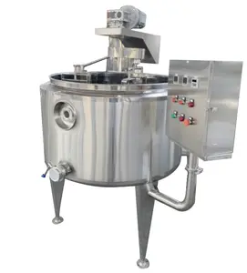 Cuve à fromage électrique pour chauffer le lait réservoir de mélange de lait hollandais évaporateur de fermentation transport usine de barattage de lait pasteurisateur