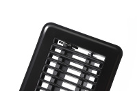 Diffuseur d'air carré industriel en acier/plastique pour climatisation et chauffage, grille de sortie d'air au sol amovible 1FL0410 pour plafonds d'atelier