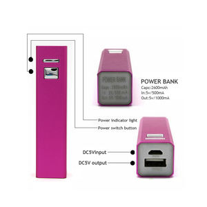 2024 популярная рекламная мини-электростанция с индивидуальным логотипом, 2600 мАч, 1200 мАч, 2200 мАч, 2000 мАч, портативные металлические банки питания - Product Image 5