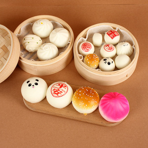 Juguete Antiestrés de PU con Forma de Bollos al Vapor y Dumplings, de Rebote Lento, para Unisex de 0 a 14 Años - Product Image 3