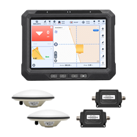 Système de guidage d'excavatrice JYE20 RTK, système de contrôle de profondeur par GPS pour excavatrice, système de positionnement en temps réel pour la construction par excavatrice