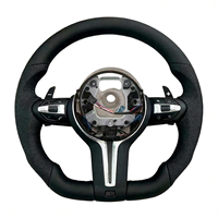Volant sport M Performance entièrement en cuir avec palettes de changement de vitesse compatible avec BMW F20 F34 F15 F25 Série 3 Série 5 X1 X3 X5