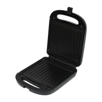 Grille-sandwich 1200W à quatre fentes, rangement vertical, enrouleur de cordon, corps froid au toucher, protection contre la surchauffe