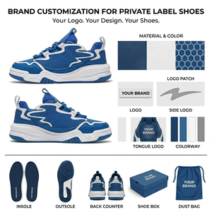 Zapatillas Casuales De Diseñador para Hombre con Suela Gruesa y Logo Personalizado, Venta al por Mayor de Fábrica al Mejor Precio - Product Image 3