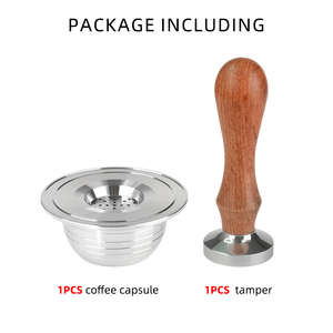 1Pod 1Tamper Set Tái Sử Dụng Cà Phê Viên Nang Tương Thích Cho Bialetti Cà Phê Brewers Refillable Lọc <span class=keywords><strong>Cone</strong></span> Với Tamper Espresso <span class=keywords><strong>Cup</strong></span> - Product Image 2