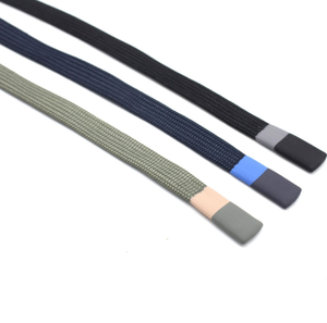 Cuerda de silicona de alta calidad para la cabeza, accesorio plano de poliéster para cinturón, cuerda encerada duradera para pantalones, bolsos y prendas, uso versátil. - Product Image 2