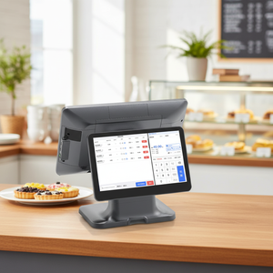 Système <span class=keywords><strong>de</strong></span> point <span class=keywords><strong>de</strong></span> vente tout-en-un ultra-fin 15,6 pouces pour supermarché, avec <span class=keywords><strong>caisse</strong></span> enregistreuse Windows - Product Image 1