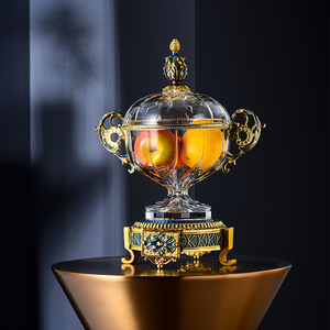 RORO <span class=keywords><strong>cadeau</strong></span> populaire Style européen bocal à bonbons <span class=keywords><strong>accessoires</strong></span> de <span class=keywords><strong>cuisine</strong></span> fantaisie verre cristal bocal à bonbons faveur de mariage <span class=keywords><strong>cadeau</strong></span> pour ami invité - Product Image 3