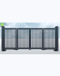 Chế Độ Ổ Đĩa Điện Trượt Photocell An Toàn Cổng Sau Mới Thiết Kế Cổng Nhôm Điện Đồng Cantilever Cửa Trượt - Product Image 1