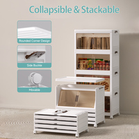 Armoires de rangement de bureau avec plusieurs compartiments, pour boîtes de rangement de dossiers, unités de rangement indépendantes pliables