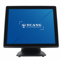 TCANG Système de point de vente tout-en-un avec écran tactile de 17 pouces, caisse enregistreuse, point de vente pour commerce de détail, salon de beauté