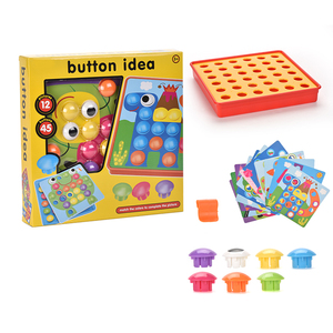 Géométrie créative Éducation Précoce Clou <span class=keywords><strong>De</strong></span> Champignon Jeux Inspirer L'imagination Créatrice Jouets - Product Image 4