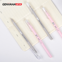 Stylos mignons en plastique GENVANA, vente en gros d'usine, pointe ultra-fine de 0,35 mm, stylo gel à pointe aiguille, papeterie de bureau et scolaire, personnalisable