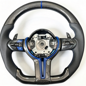 Volant en fibre de carbone pour <span class=keywords><strong>BMW</strong></span> E71 E87 E90 F10 F15 F20 F30 F32 E92 E53 X4 E82 X6 <span class=keywords><strong>320i</strong></span> Vente en gros d'usine - Product Image 6