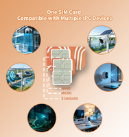 Tarjeta SIM Industrial IoT 4G LTE Cat-M1 para Cámaras de Seguridad, Plataforma de Gestión Remota de SIM, Actualizaciones OTA, Red de América del Norte
