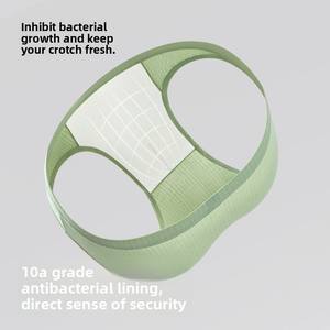 Calzoncillos Bóxer de Modal para Hombre, Estándar Universal, Transpirables, Antibacterianos, Tejido de Punto, Logotipo en la Cintura, Corte Medio, Color Sólido, BJ-415 # - Product Image 5
