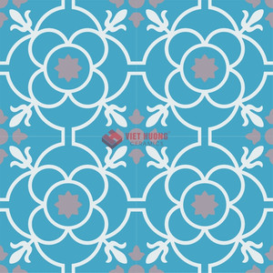 Baldosa de Cemento Encaustico Estilo Revival Español 200x230mm, Baldosa Hexagonal Hecha a Mano, Suministro Internacional B2B - Product Image 3