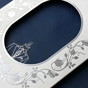 Porte-carte cadeau de luxe personnalisé <span class=keywords><strong>en</strong></span> papier texturé avec fenêtre, logo imprimé, pour coupon, invitation, événement, carte de remerciement - Product Image 6