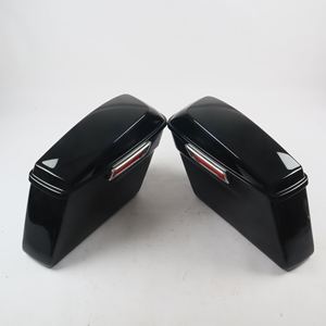 Sac de selle rigide style <span class=keywords><strong>harley</strong></span> <span class=keywords><strong>davidson</strong></span> pour haut-parleur, assemblé noir vif, pour la randonnée, 2014, 2015, 2016 - Product Image 2