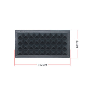 Plastic Luggage Base Mat J053 102mm x 51mm Scratch Resistant Protective Pad For Bags <b>Suitcases</b> - Product Image 3