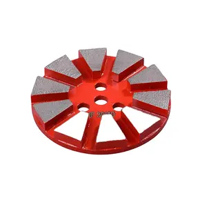 High quality 3 inch 76mm metal bond diamond concrete floor grinding wheel abrasive block for hard concrete