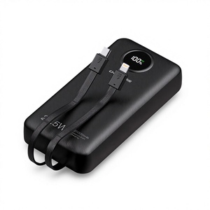 Batterie externe CHINOE/CNCE 20000mAh avec affichage LED, chargeur, station de recharge, 2 câbles de charge pour téléphone - Product Image 5
