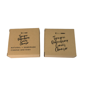 Petit étui à savon fait <span class=keywords><strong>maison</strong></span> écologique avec impression CMJN personnalisé boîtes à savon d'emballage en papier kraft en carton - Product Image 1