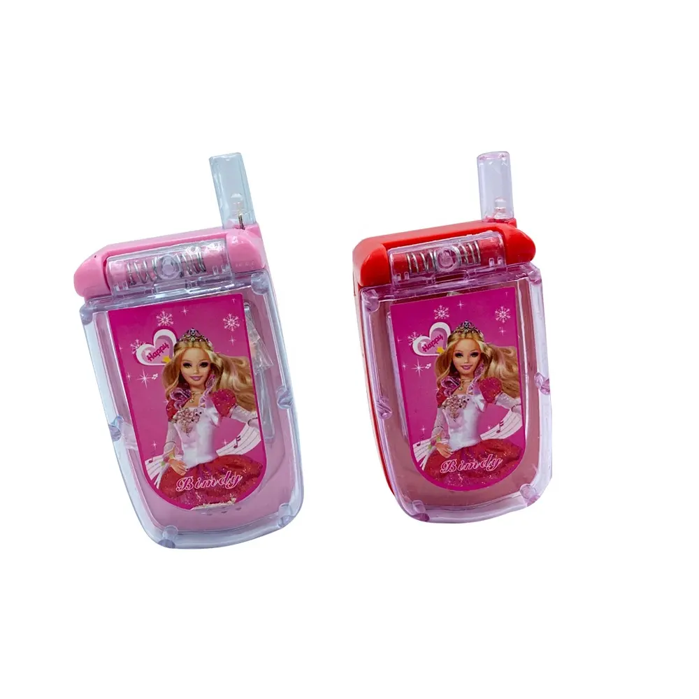 JollySweets-teléfono móvil con luz, Juguete musical de caramelo, artículo de juguete de plástico novedoso, bueno para niña