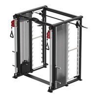Usine directe commerciale Fitness câble Crossover Machine entraîneur fonctionnel 3D Smith Machine Station multifonction