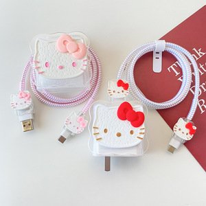 33W/67W/90W sạc tương thích 3D sóng dữ liệu bảo vệ cáp bảo vệ trường hợp làm bằng vật liệu TPU Phụ kiện điện thoại di động - Product Image 4