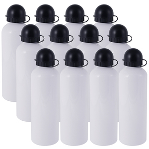 2023 offres spéciales en gros Sublimation bouteille d'eau en aluminium vierge 750ml pour <span class=keywords><strong>le</strong></span> sport blanc/argent - Product Image 6