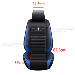 1/2 Housse de siège de voiture universelle, housses de siège avant en cuir, coussin de protection pour sièges de voiture, tapis de protection pour sièges de voiture, accessoires automobiles - Product Image 5