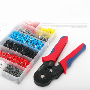 ชุดปลอกหุ้มสายไฟแบบหุ้มฉนวนพร้อมเครื่องมือจีบ 1200 ชิ้น/กล่อง ชุดอุปกรณ์ปลอกหุ้มสายไฟแบบ E พร้อมกล่อง - Product Image 4