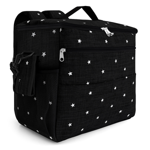 Sac à langer multifonctionnel et tendance pour <span class=keywords><strong>maman</strong></span>, sac à bandoulière portable pour bébé, sac à vélo avec fermeture à glissière - Product Image 3