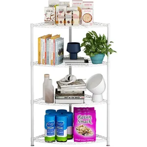 Wholesale Custom Living Room Storage Rack Corner Rack Kids Toy Storage Rack Bathroom iron shelf