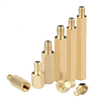 Entretoises hexagonales mâles et femelles en laiton, bronze, alliage de cuivre, acier, revêtement en zinc, M2, M2.5, M3, H59, H62