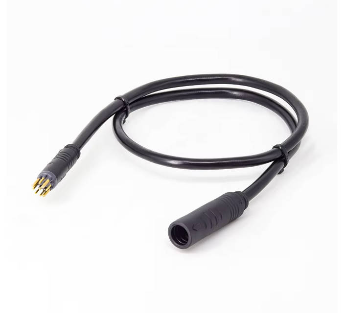 Cavo Prolunga Per Bici Elettrica 9 Pin 60 Cm - Connettore Impermeabile Per Motore Mozzo Anteriore/Posteriore