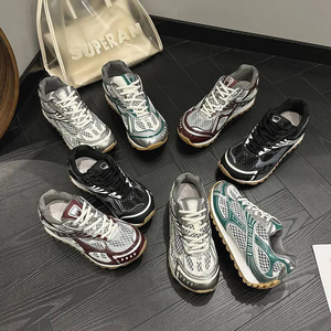 Sneakers <span class=keywords><strong>Basse</strong></span> di Lusso in Mesh con Dettagli a Pois, Tendenza 2025, Scarpe Casual Originali di Design per Camminata - Product Image 4