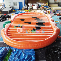 Juegos Gonflables Géant air Jumper Bounce Pad Farm Use Tapis Gonflable avec Citrouille Tournesol Fraise Pomme Maïs Oreillers Château