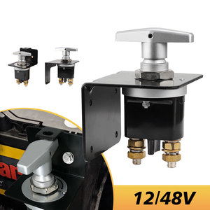 สวิตช์ปิดไฟแบตเตอรี่รถยนต์ 12V-48V พร้อมแผงล็อค ควบคุมไฟหลักสำหรับยานพาหนะ รถบ้าน เรือยอชท์ - Product Image 4