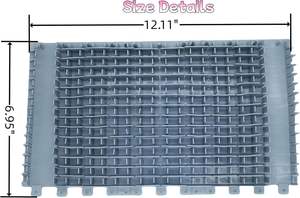 6101641-R2 MAY-201-3220 Jeu de brosses avant/arrière pour nettoyeur de piscine Nautilu-s CC Plus <span class=keywords><strong>Dolphi</strong></span>-n DX3/DX4 M200-Plastique écologique - Product Image 2