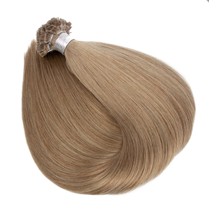 Extensioni per capelli a punta piatta Remy pre-bonded, 100% umani, a doppia trama, colore solido, punta a K spessa - Product Image 2