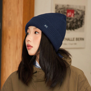 Winter Jacquard Knit Beanie Hat 100% Acrylic Warm Casual <b>Bow</b> Unisex Outdoor Sports Accessory - Product Image 1