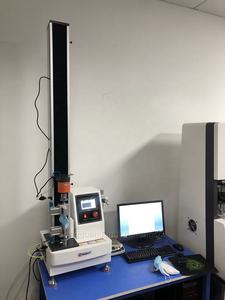 Machine d'essai de résistance à la traction à colonne unique de bureau, mâchoires pneumatiques servo-commandées, testeur de résistance à la traction pour tissus non tissés - Product Image 5