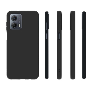 Pour Moto G23 étui de Protection complet <span class=keywords><strong>noir</strong></span> pour Motorola Moto G73 G53 G23 G13 coque arrière antichoc en TPU souple <span class=keywords><strong>mat</strong></span> - Product Image 2