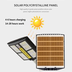 Lámpara Solar para Exteriores con Sensor de Movimiento, Encendido/Apagado Automático, Todo en Uno, 300W, IP65, Impermeable, con Control Remoto, Luz de Seguridad - Product Image 4