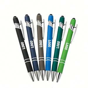 Stylo bille blanc personnalisé avec logo en couleur, impression UV, cadeau promotionnel pour entreprises, vente en gros - Product Image 1