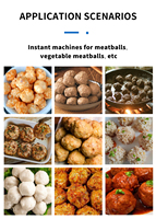Falafel automatique de boulettes de viande de boeuf de boule de poisson de poulet formant le fabricant de machine à rouler de moulage